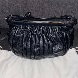 Mansur Gavriel Black Balloon Shoulder Bag w/ Dust Bag and Box